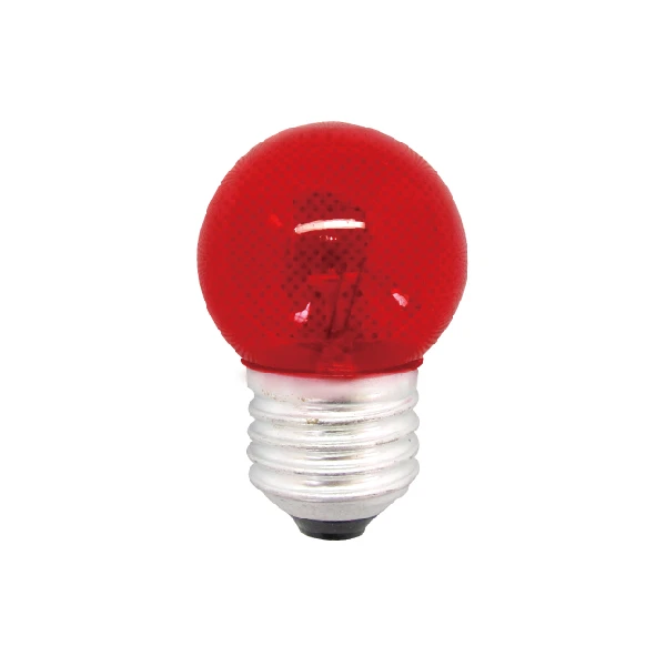 E27鎢絲燈泡（紅光5W）