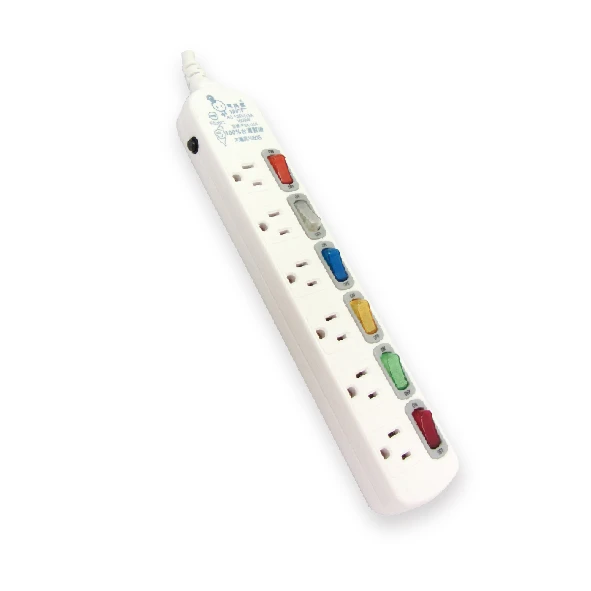6開6插電腦延長線