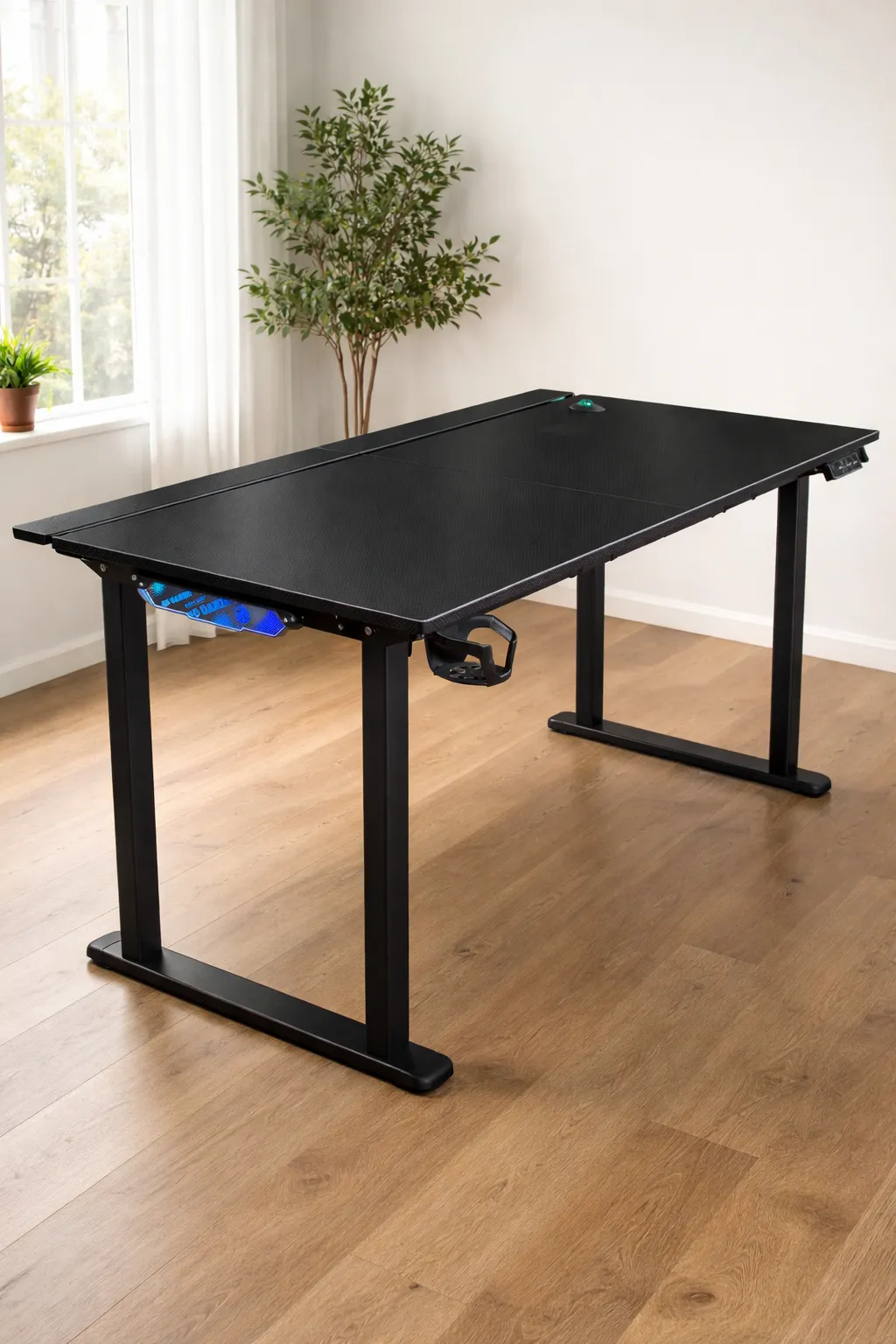 DD卡夢黑色升降桌