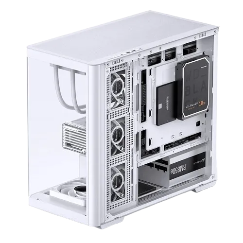 JONSBO 喬思伯 D300 白 全景玻璃機殼｜電競主機｜