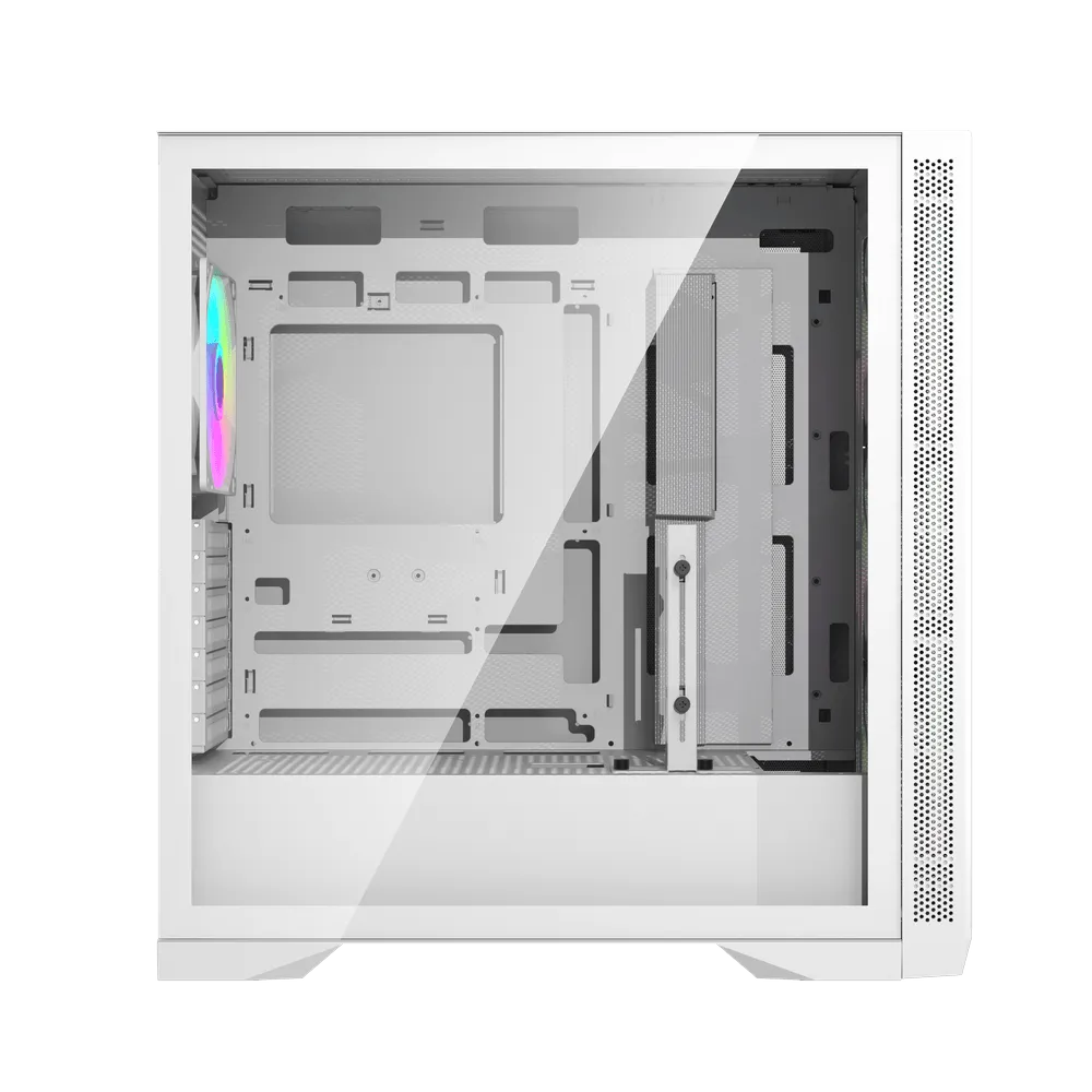 darkFlash 大飛DF4100 E-ATX電腦機殼-白色｜電競主機｜