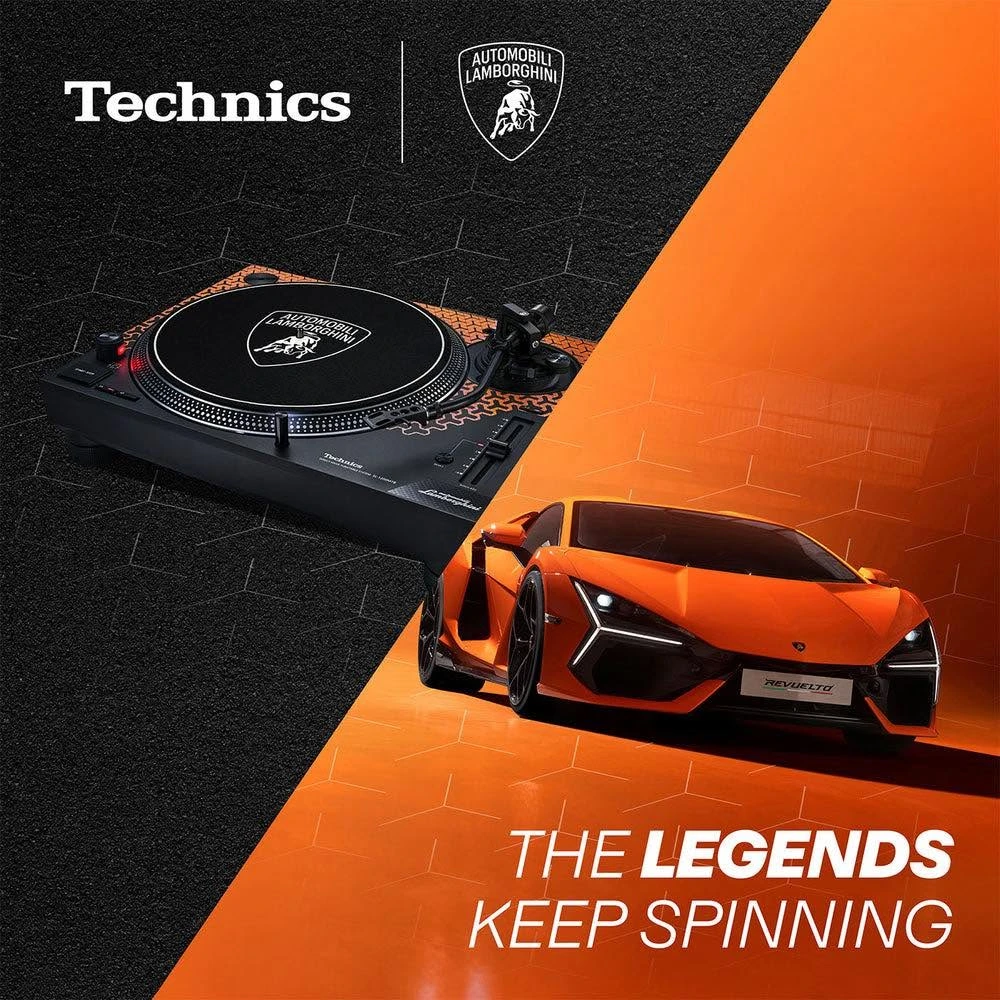 蠻牛與黑科技的邂逅！Technics 聯手 Lamborghini 推出限量超跑黑科技唱盤！｜台北音響設備專賣店推薦｜台北買唱盤推薦哪一家?