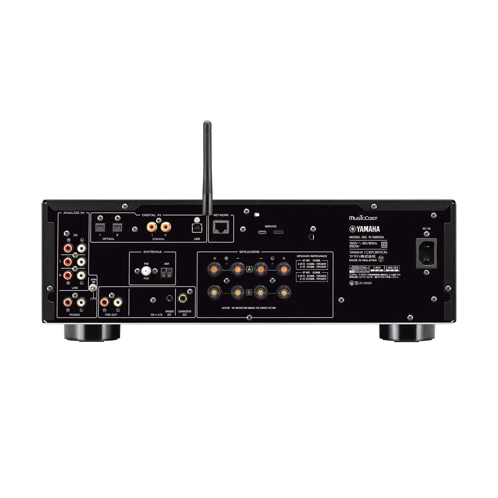 YAMAHA R-N800A 「YPAO」自動音場校正功能 無損串流 HiFi高音質 兩聲道綜合擴大機
