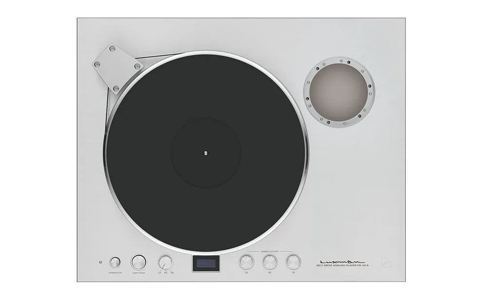 日本 LUXMAN PD-191AL (無唱臂) 皮帶傳動類比  黑膠 唱盤