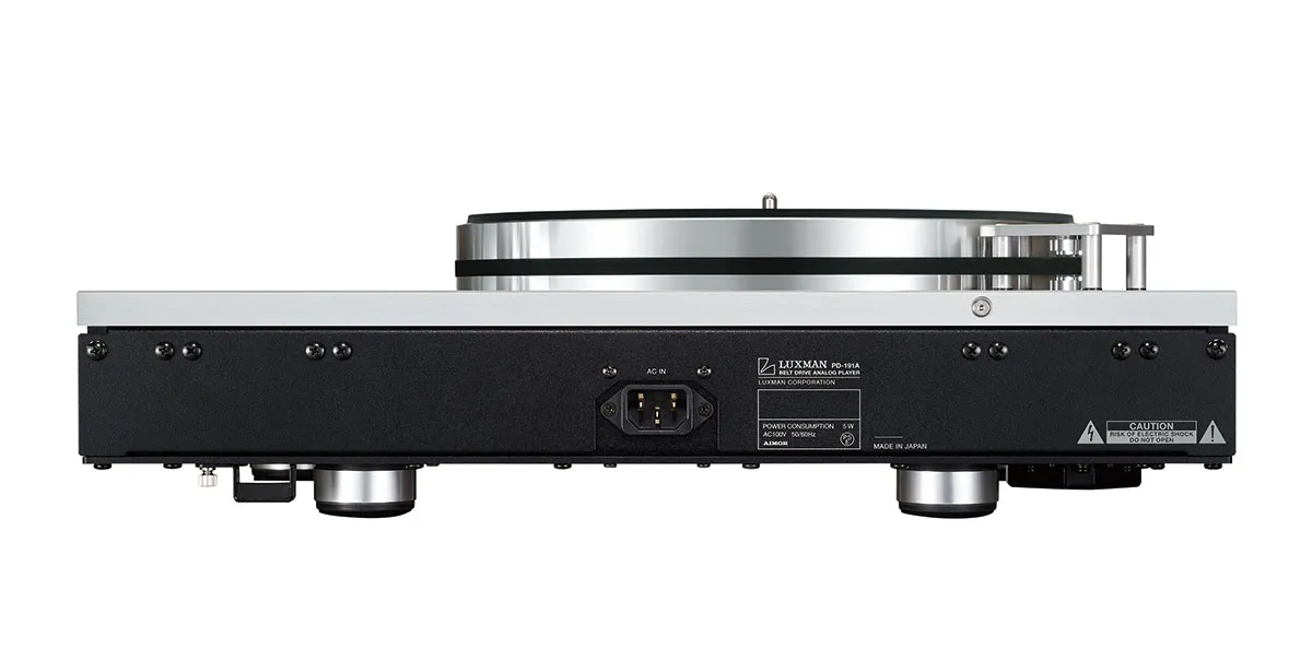日本 LUXMAN PD-191AL (無唱臂) 皮帶傳動類比  黑膠 唱盤