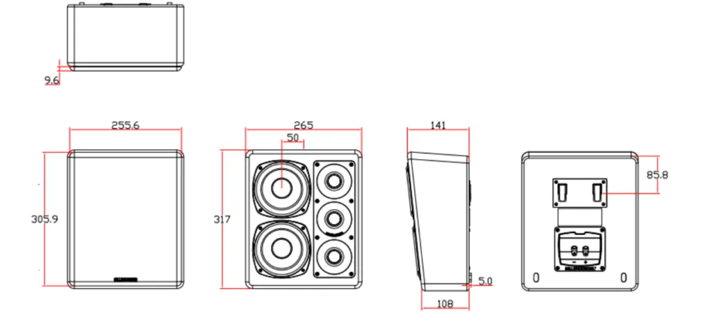 丹麥M&K SOUND MP150  壁掛式監聽揚聲器 單支(箱) 請來電洽詢