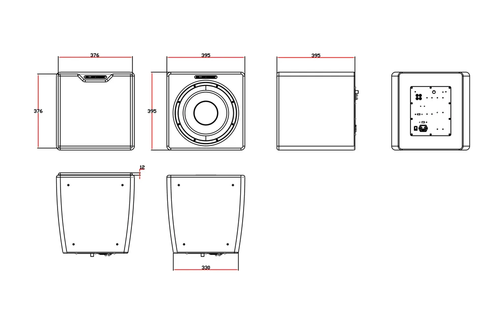 丹麥M&K SOUND V12+ 超低音喇叭 單支(箱) 請來電洽詢
