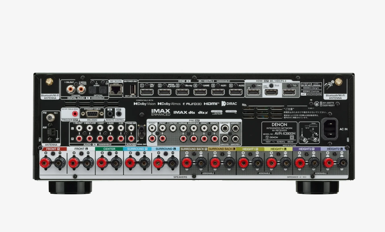 DENON AVR-X3900H 9.4聲道 AV環繞擴大機 請來電詢價