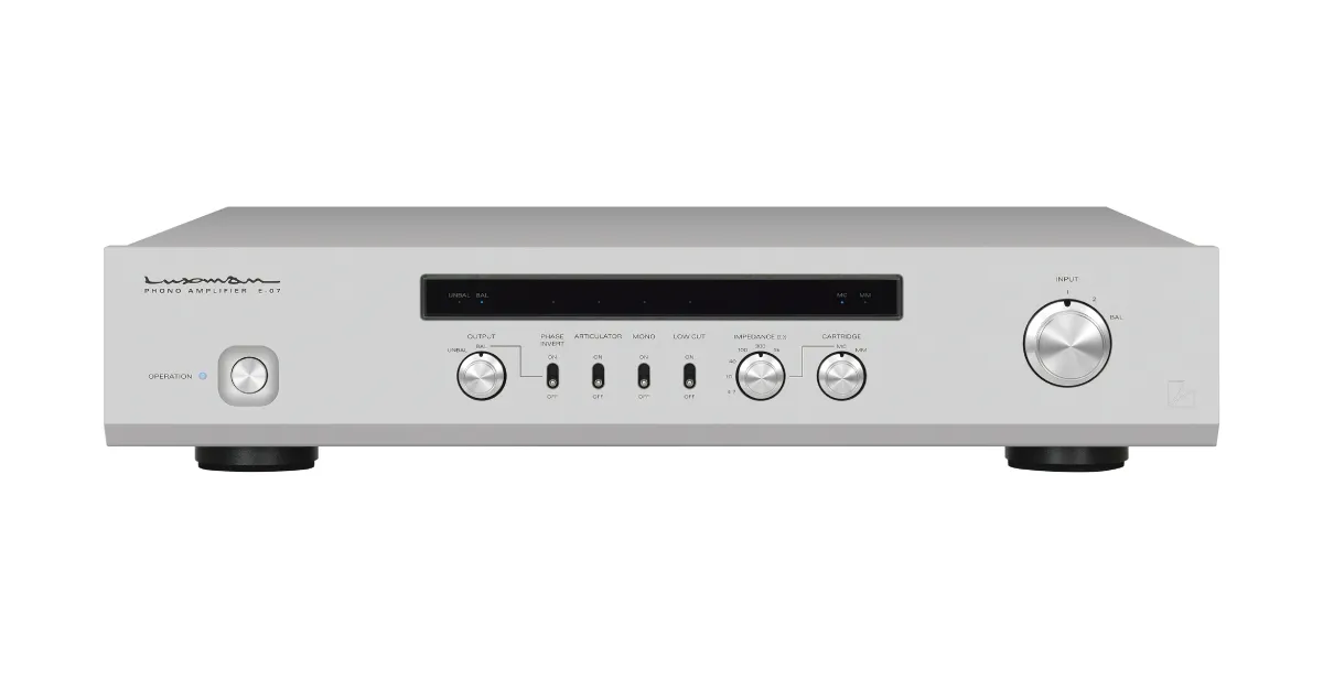 日本 LUXMAN E-07 MM/MC 黑膠唱頭前級放大器 PHONO AMPLIFIERS