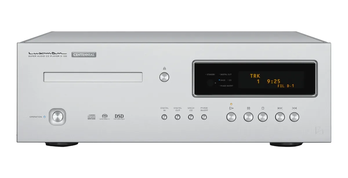日本 LUXMAN 旗艦 D-100 CENTENNIAL 百年紀念版 CD/SACD播放機