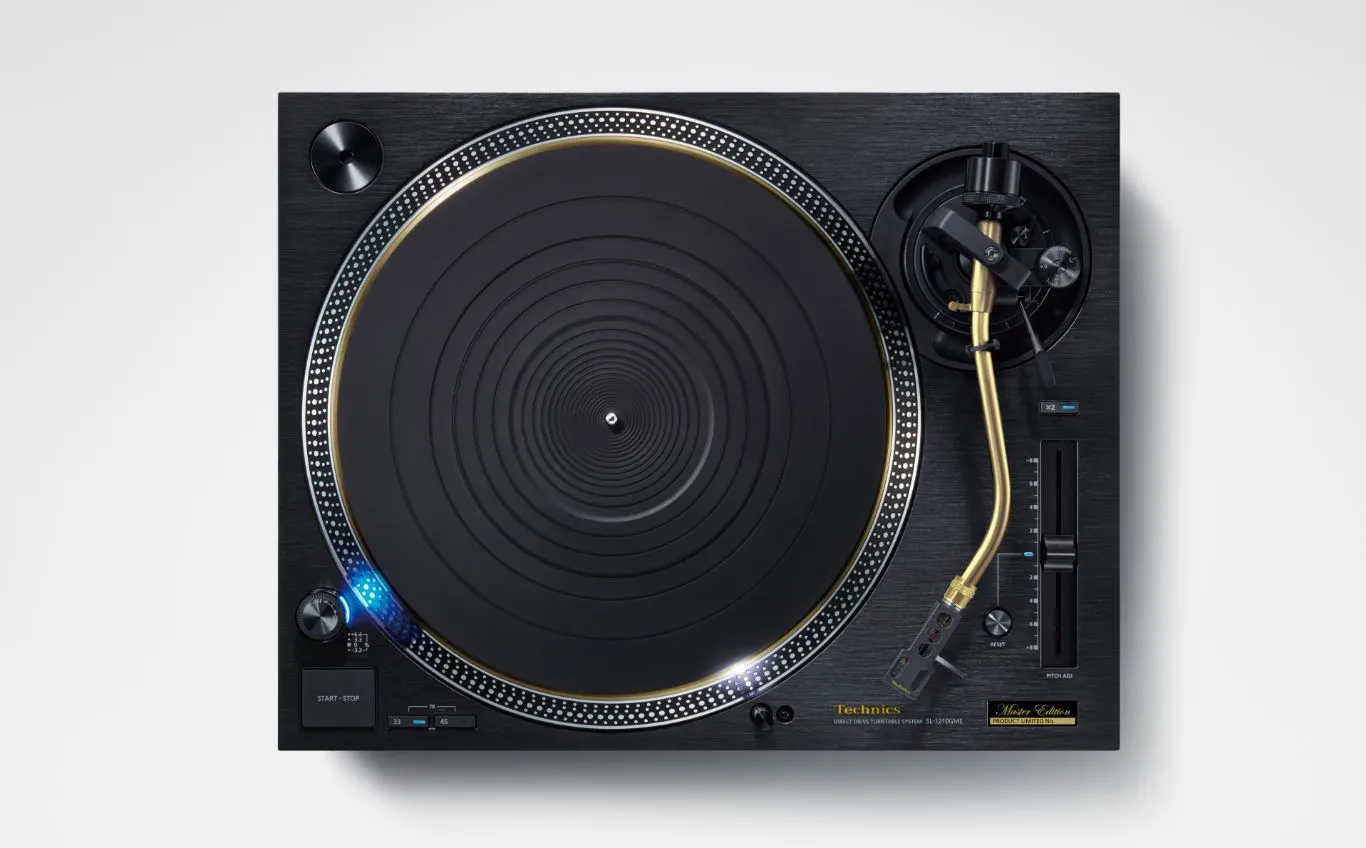 日本Technics SL-1210GME-K  Grand Class 系列 直驅式黑膠唱盤限量版- 二聲道 LP 黑膠 唱盤