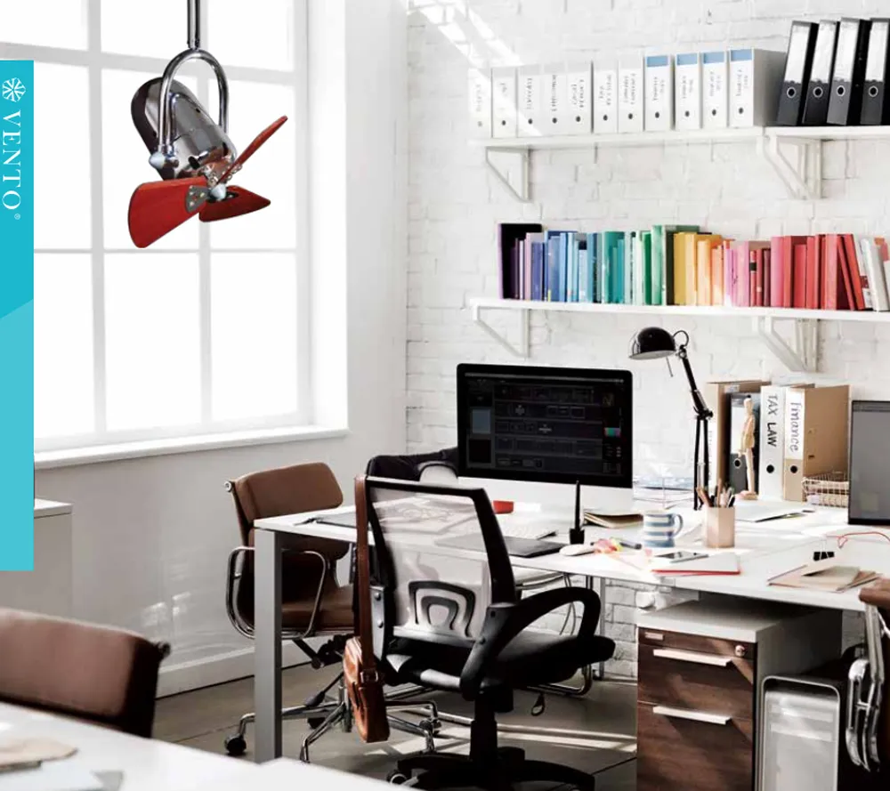 VENTO芬朵吊扇 13吋吊扇 FINO迷你系列 附遙控器  (小空間/空調扇/迷你扇/可調角度) 13FINO