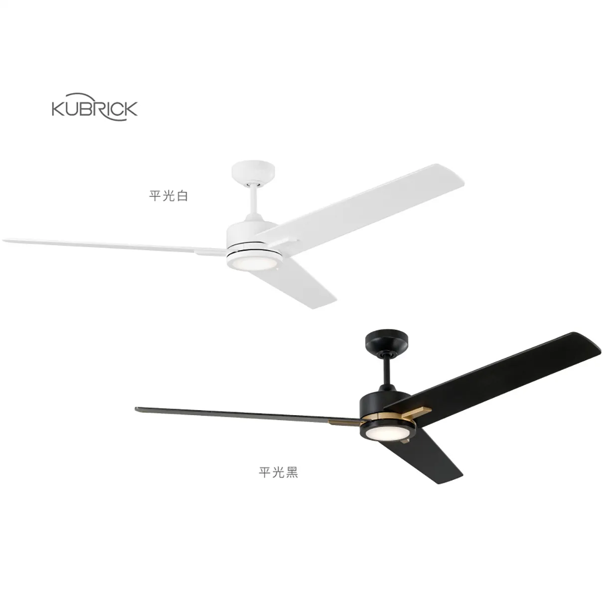 台灣製吊扇 酷必客 60吋DC吊扇+LED15W 黃光 附遙控器 60LP33-L-W平光白   60LP33-L-B平光黑