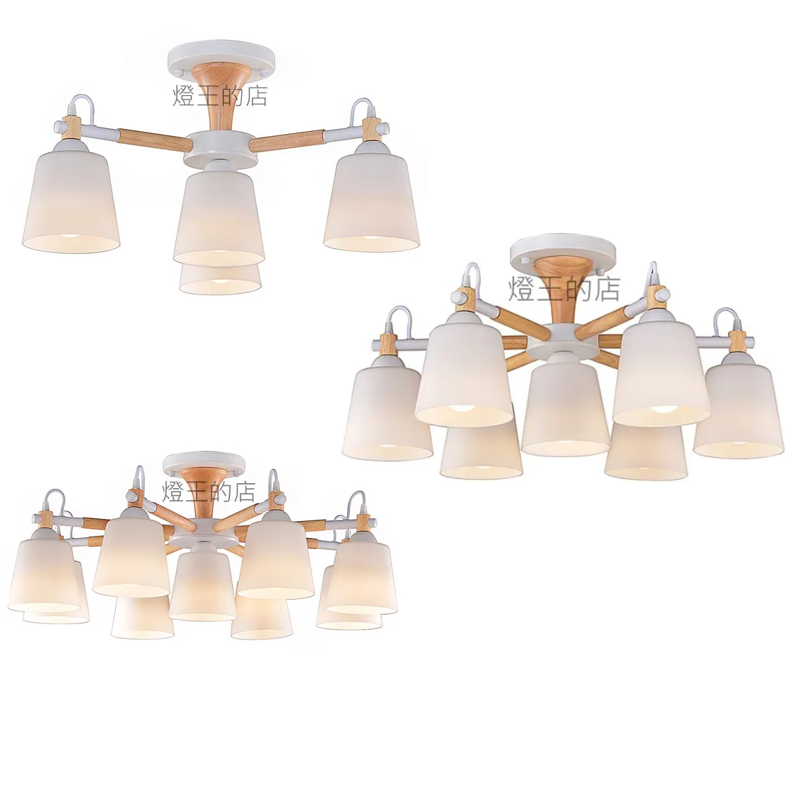 柏拉圖 設計師新款 半吸頂燈3+1燈 6+1燈  8+1燈 客廳燈 餐廳燈 吧檯燈 C59-07/3+1 6+1 8+1