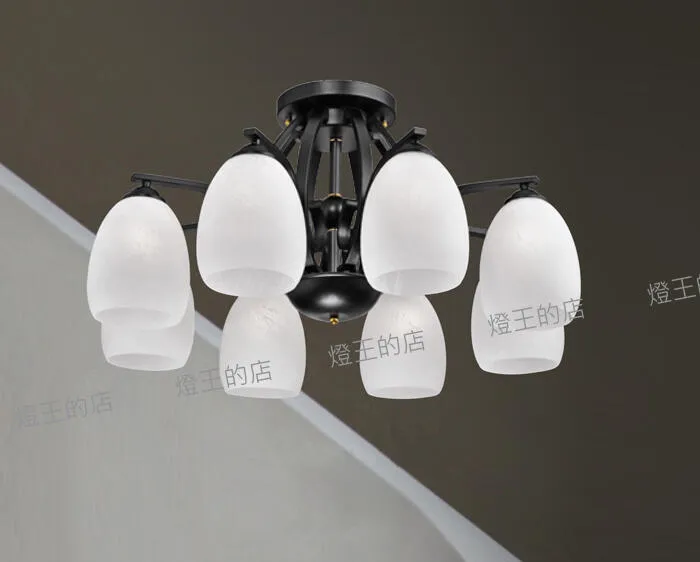 柏拉圖 半吸頂燈8燈 客廳燈 餐桌燈 房間燈 71501/8