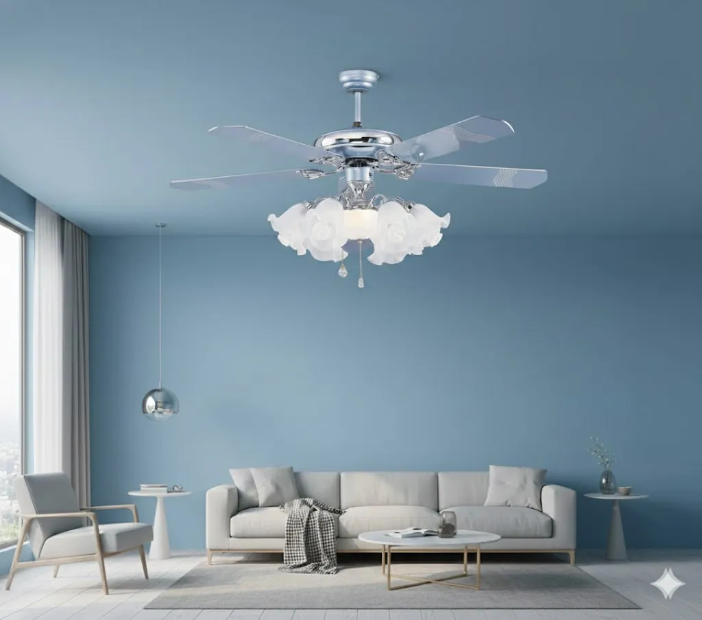 領航者 台灣製吊扇 60吋吊扇+吊扇燈6+1燈 AS-32053+AS-32054