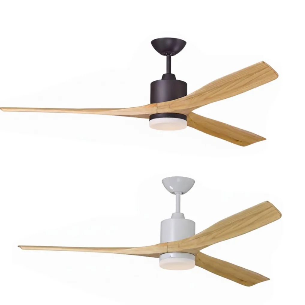 領航者 台灣製吊扇 57吋DC吊扇+LED三色情境燈 附遙控器  咖啡古AS-32085G  珍珠白AS-32086G