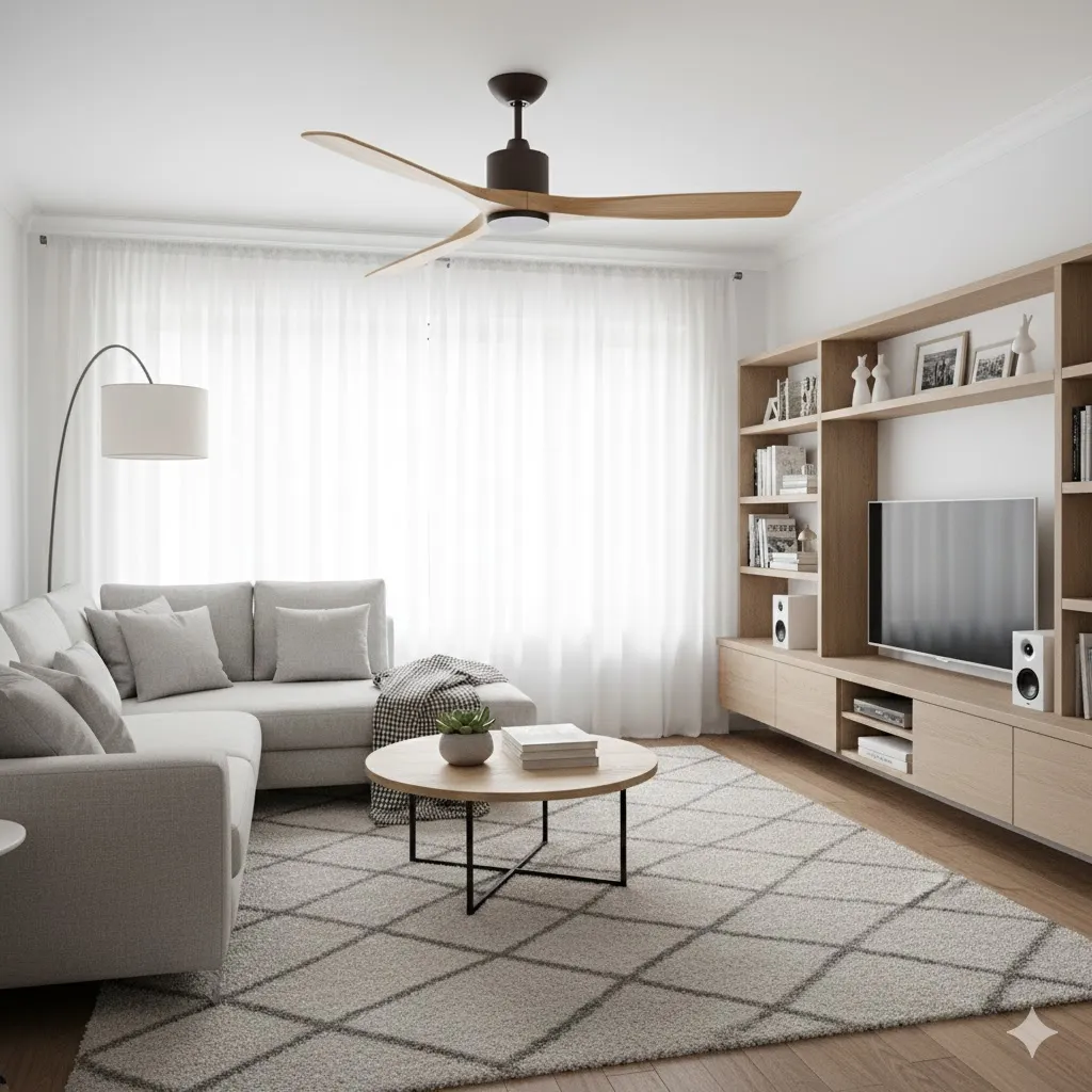 領航者 台灣製吊扇 57吋DC吊扇 附遙控器 無燈款  咖啡古AS-32087G  珍珠白AS-32088G