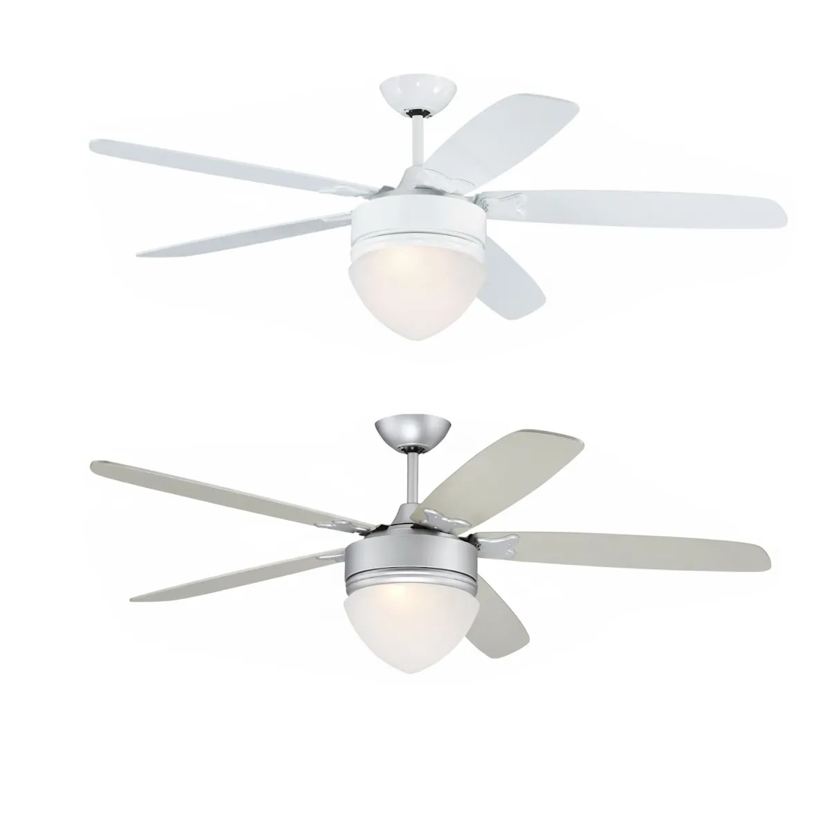 領航者 台灣製吊扇 56吋吊扇+LED三色調光燈組 附遙控器  珍珠白AS-32093G  霧鋁銀AS-32094G