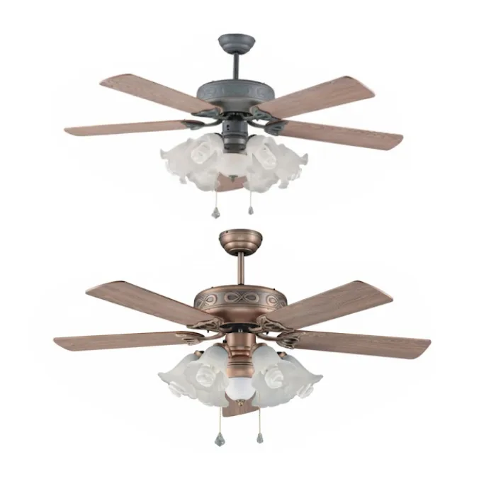 領航者 台灣製吊扇 56吋 吊扇+吊扇燈 古銅綠AS-32115+AS-32116  紅古AS-32117+AS-32118