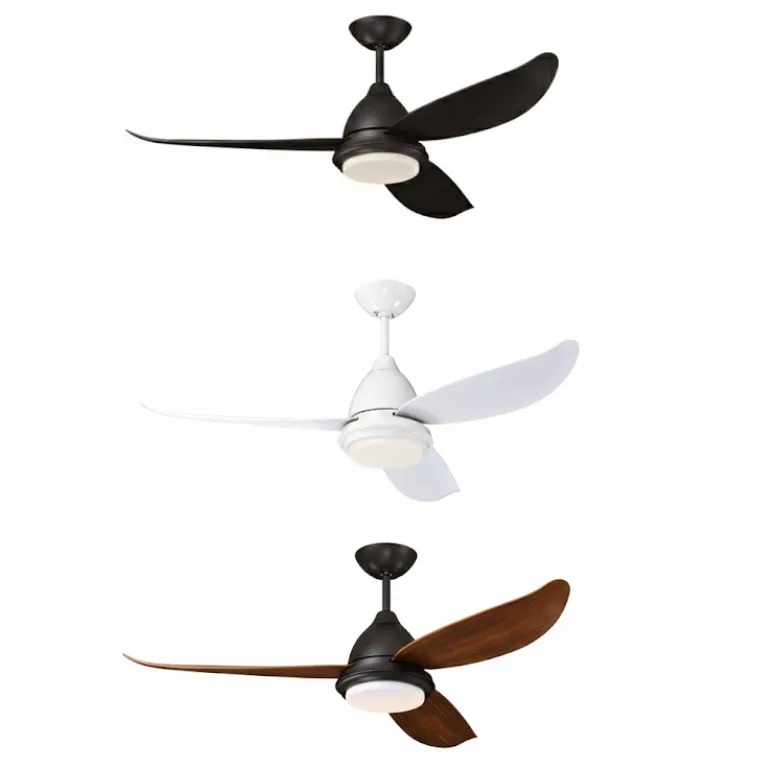 領航者 台灣製吊扇 52吋DC吊扇+LED三色調光燈組 附遙控器  咖啡古AS-32147G 珍珠白AS-32148G  咖啡古 楠木AS-32149G