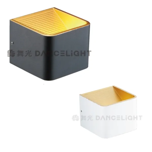 舞光LED 7W 金箔壁燈附光源(限裝潢板用) 黑LED-26002-BK / 白LED-26002