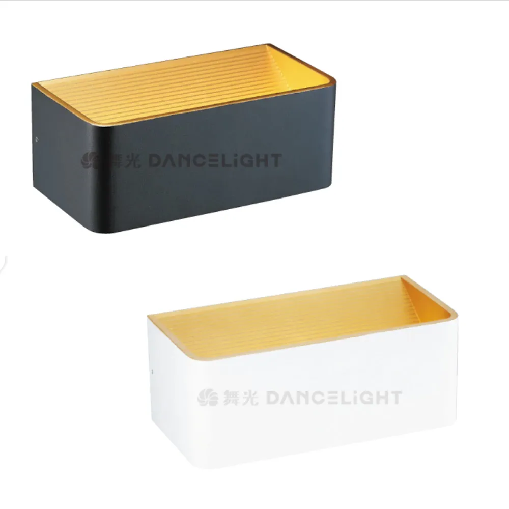 LED 7W 金箔雙壁燈附光源(限裝潢板用) 黑LED-26001-BK / 白LED-26001