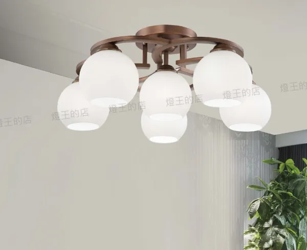 維也納 半吸頂5+1燈客廳燈 房間燈 餐廳燈 22312