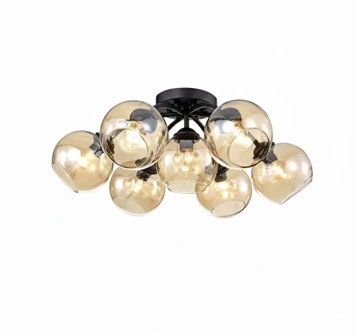 維也納 半吸頂6+1燈 客廳燈 餐廳燈 22112