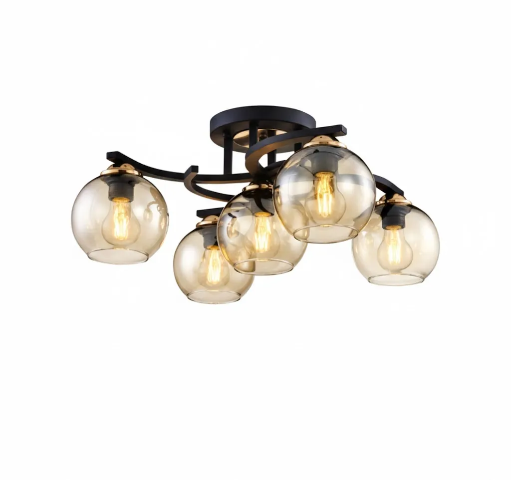 維也納 半吸頂5燈 客廳燈 餐廳燈 22012