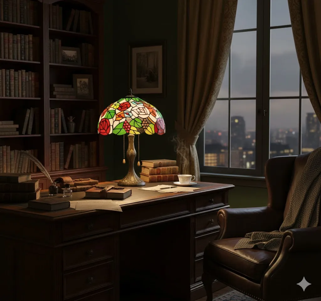 布拉格 蒂凡尼桌燈  11355/T2