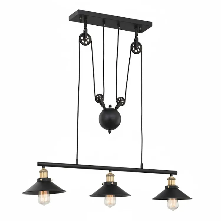 布拉格 吊燈3燈 客廳燈 餐廳燈 吧枱燈 (可升降) 10881/H3