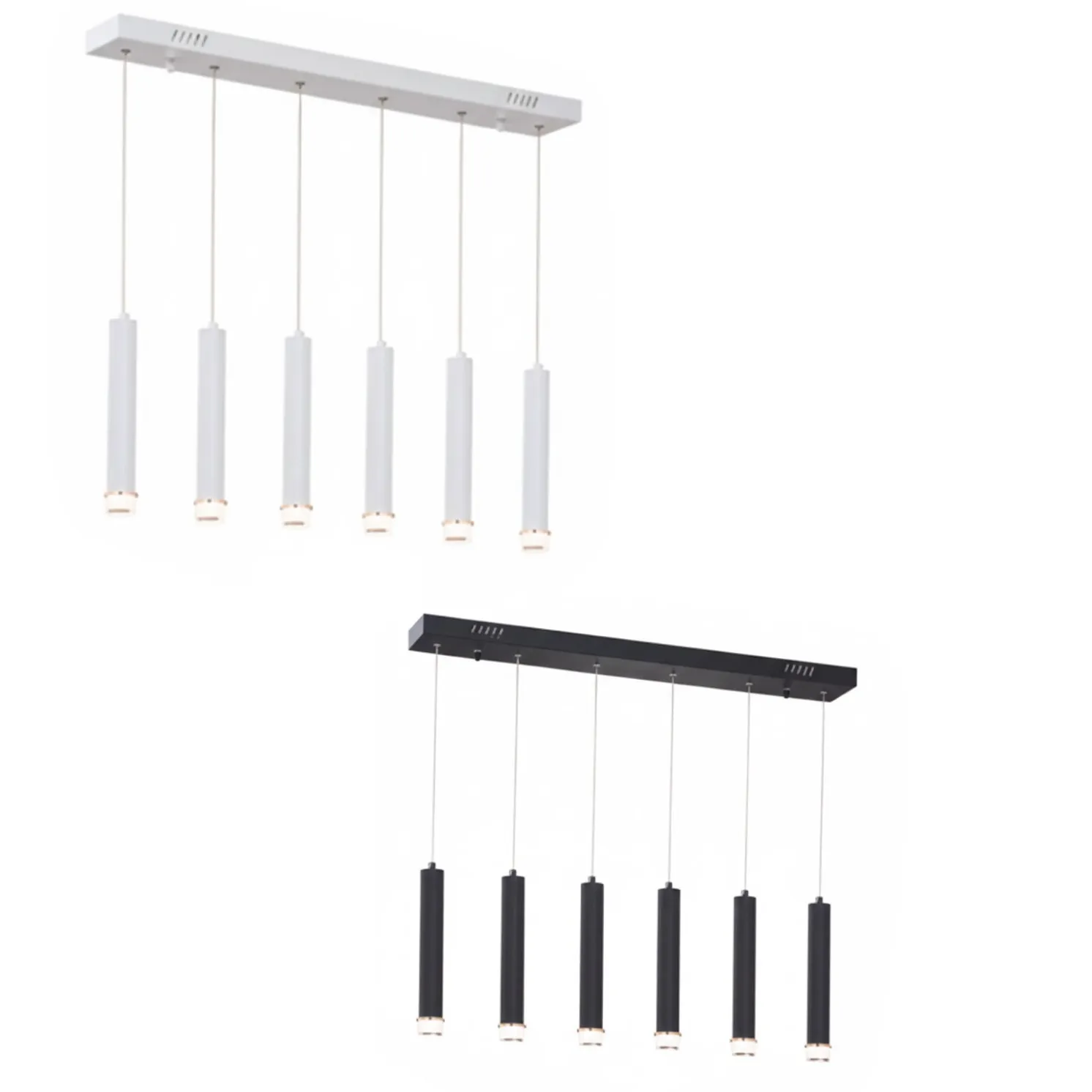 布拉格 LED吊燈 3WX6  黃光 餐廳燈 吧枱燈 白色11422/H6  黑色11421/H6