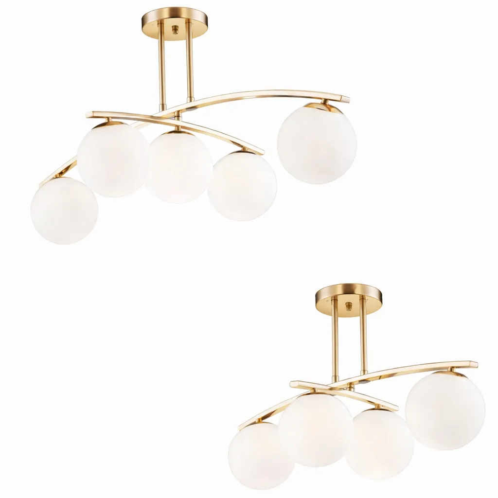 柏拉圖 設計師新款 半吸頂燈5燈C59-22/5 半吸頂燈4燈C59-22/4 客廳燈 餐廳燈 吧檯燈