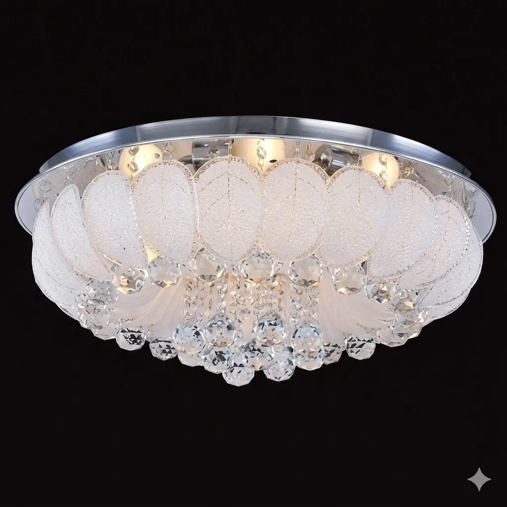 布拉格 水晶半吸頂燈7燈 大廳燈 客廳燈 10291/7C