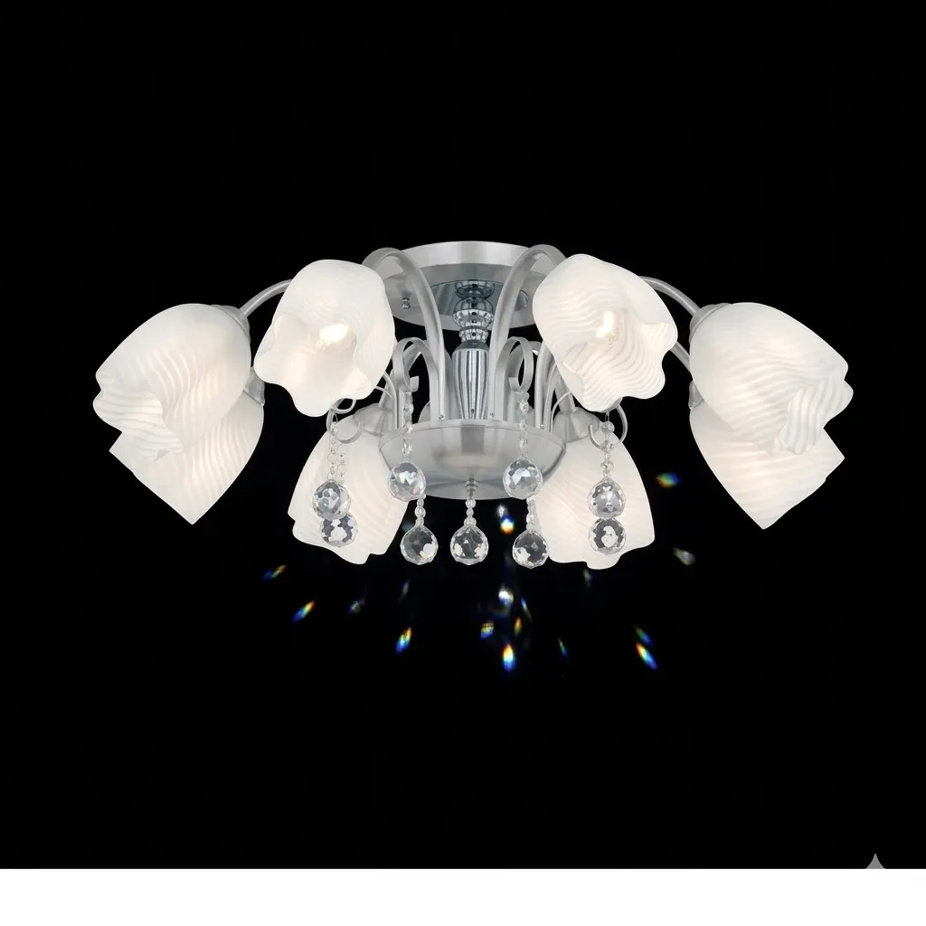 布拉格 半吸頂燈8+1燈  客廳燈 餐廳燈 10965/C8