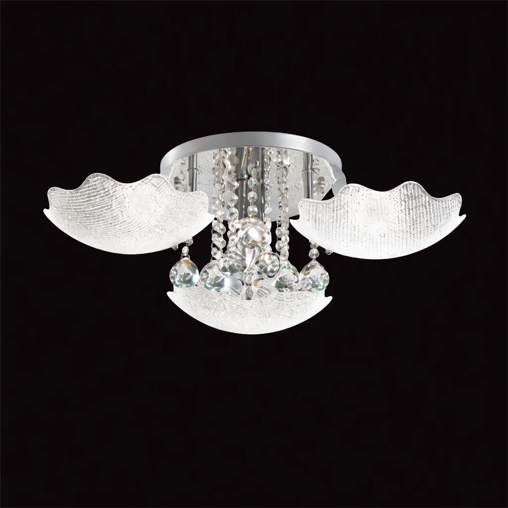 布拉格 半吸頂燈3+1燈  房間 餐廳燈 10141/3+1