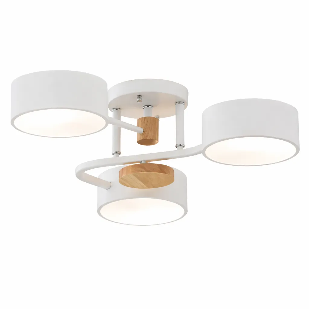 布拉格 半吸頂燈3+1燈 房間 餐廳燈 11401/C3+1