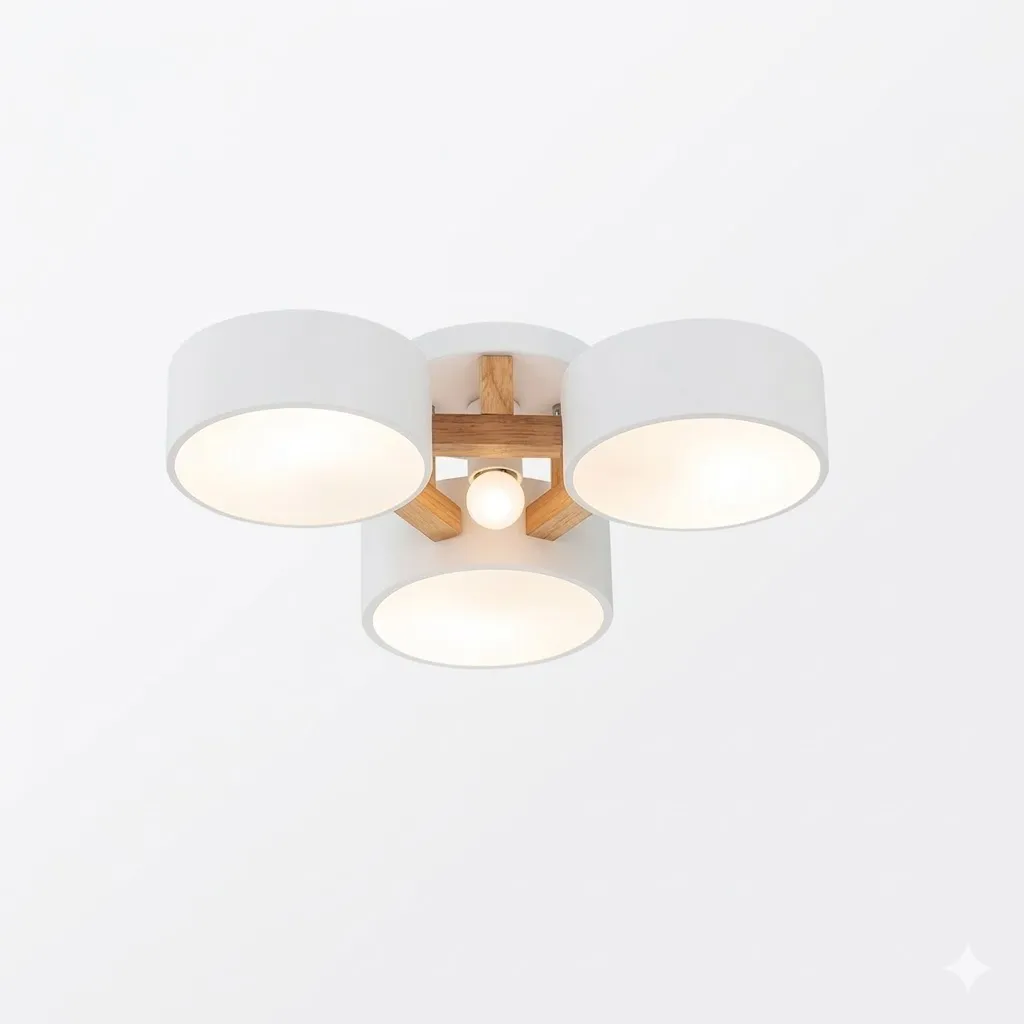 布拉格 半吸頂燈3+1燈 房間 餐廳燈 11408/C3+1