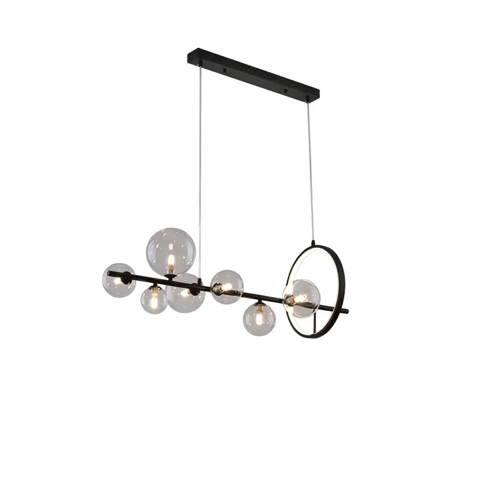 柏拉圖  LED12W 三色變光+ LED G9x7 吊燈 客廳燈 餐廳燈 吧檯燈 C201-HS-7+1