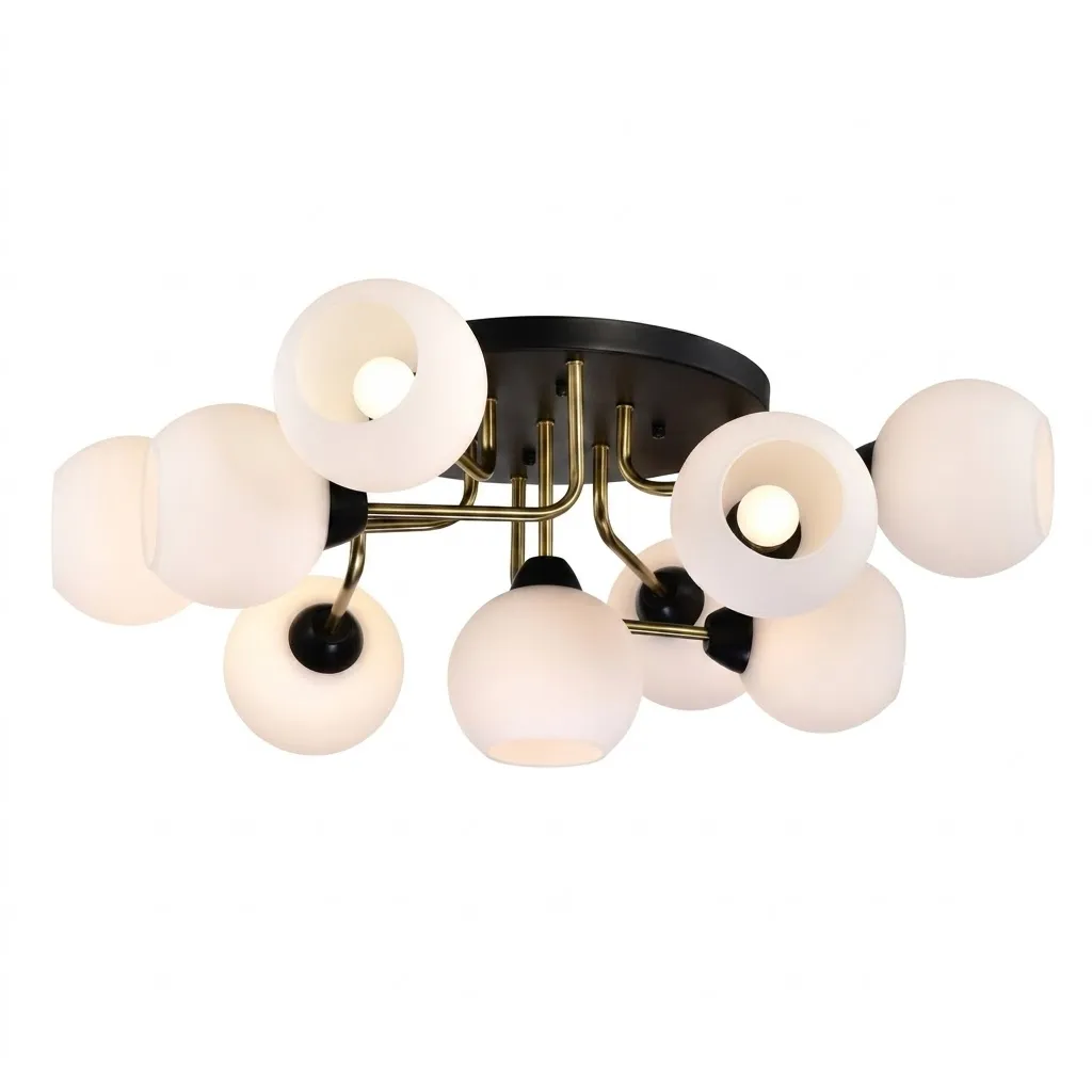 燈時代   半吸頂燈8+1燈061-1076 半吸頂燈6+1燈061-1075 半吸頂燈3+1燈061-1074 附IC可分段 客廳 房間 餐廳