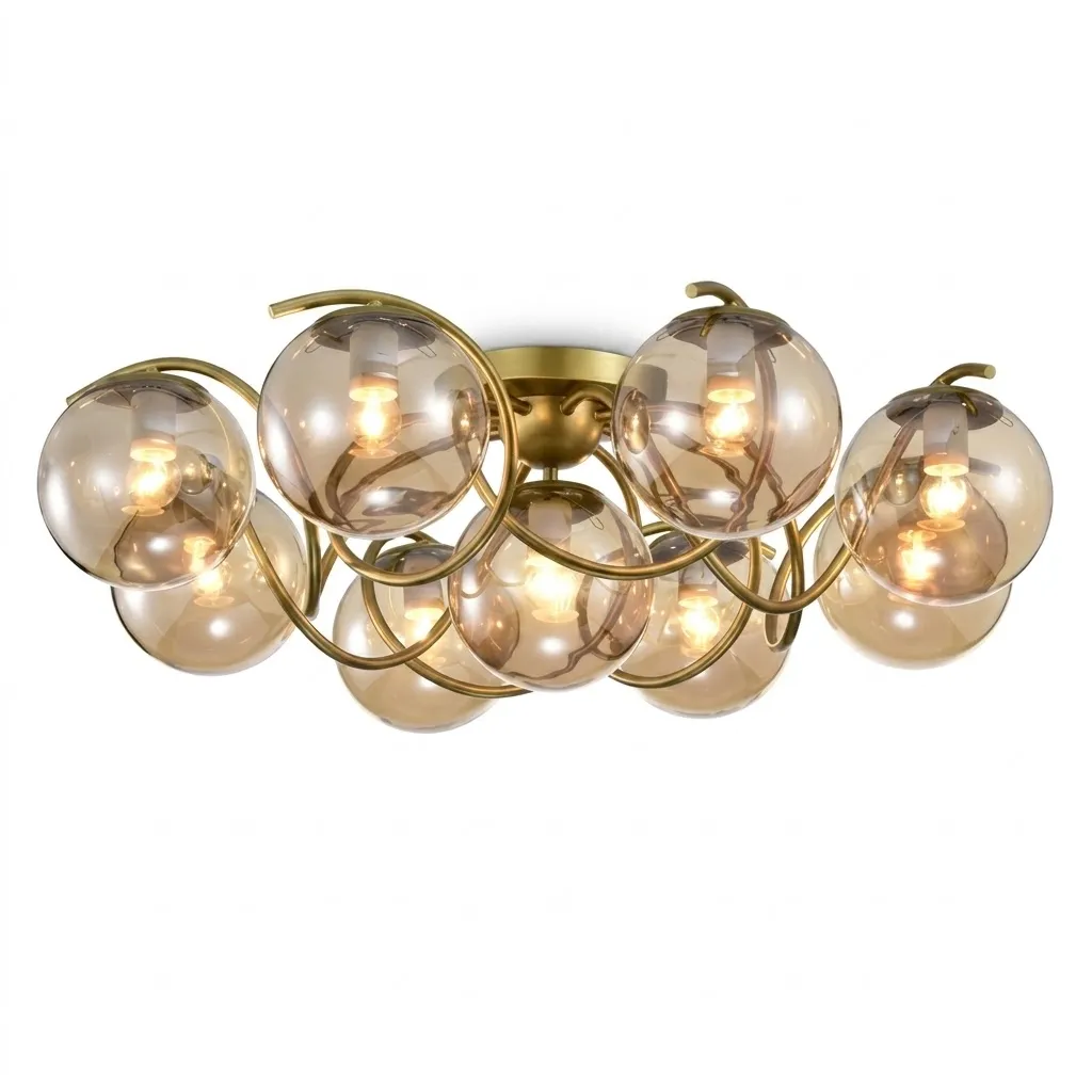 燈時代   半吸頂燈8+1燈 061-0889  附IC可分段 客廳 房間 餐廳