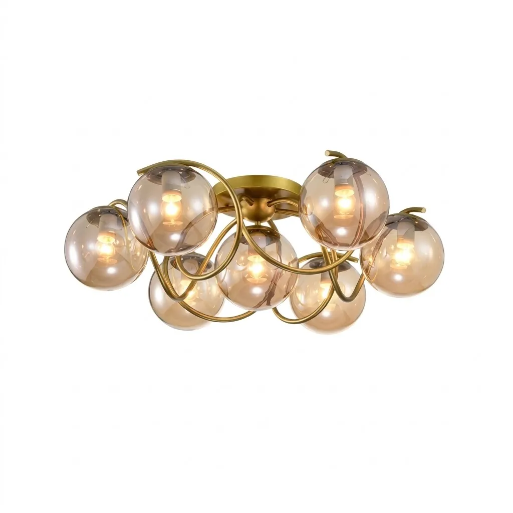 燈時代  半吸頂燈6+1燈 061-0891 附IC可分段 客廳 房間 餐廳