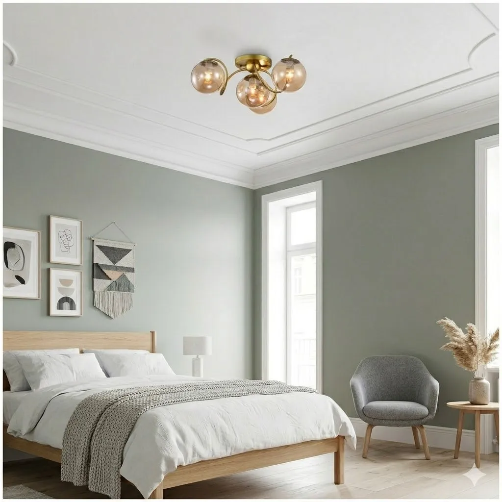 燈時代 半吸頂燈3+1燈 061-0886 附IC可分段 客廳 房間 餐廳