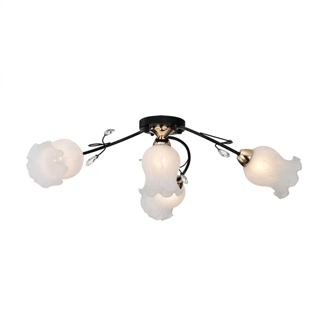 燈時代   半吸頂燈3+1燈 061-0811 附IC可分段 客廳 房間 餐廳