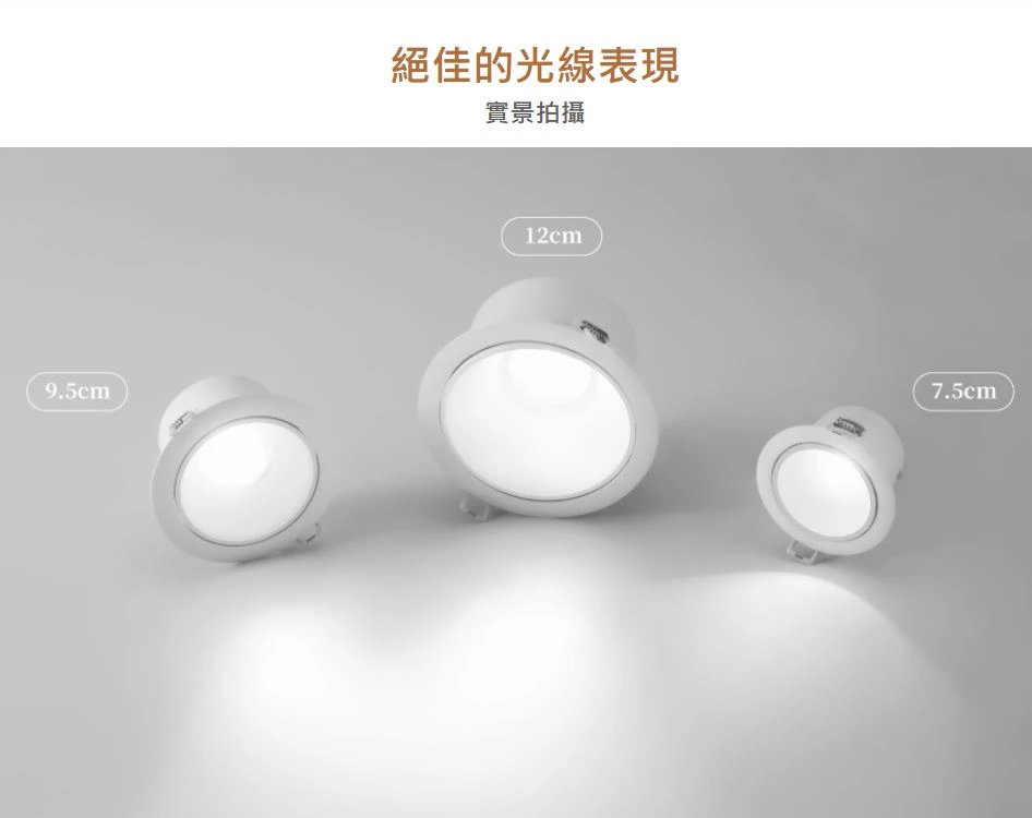 舞光 波士防眩崁燈 護眼無頻閃 有效降低眩光 崁入孔7.5公分 5W D-7DOV5  / 9.5公分 9W D-9DOV9 /  12公分 12W D-12DOV12