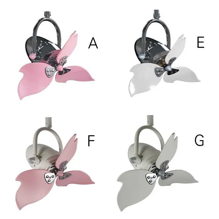 VENTO芬朵吊扇 16吋吊扇+遙控器 FINO2 迷你平方系列 櫻花扇 (循環扇/迷你扇/可調角度/擺頭自轉) 16FINO2-SAKURA