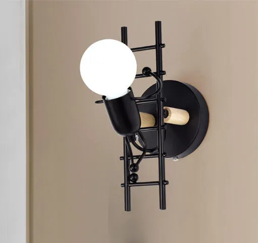 柏拉圖 壁燈 走道燈 床頭燈 童趣壁燈 黑色 617-B 白色 617-W