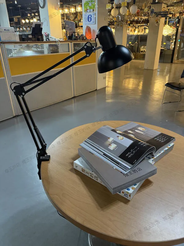 柏拉圖 工業風 多角度立燈 閱讀工作燈 植物燈 麻將燈 美容美甲燈 附桌夾 桌燈立燈夾燈 880