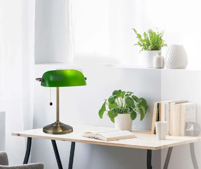 柏拉圖 銀行燈 超經典復古款檯燈 燈飾 燈具 客廰燈 房間燈 床頭燈 JF5550B